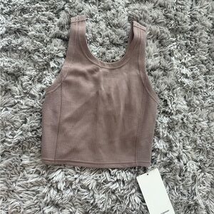 NWT lululemon Ribbed Softstreme Cropped Tank
